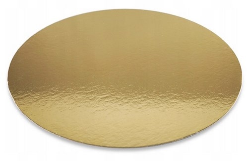 Podkład okr. FI 20cm  op.100 szt. 1000g - złoto-srebrny