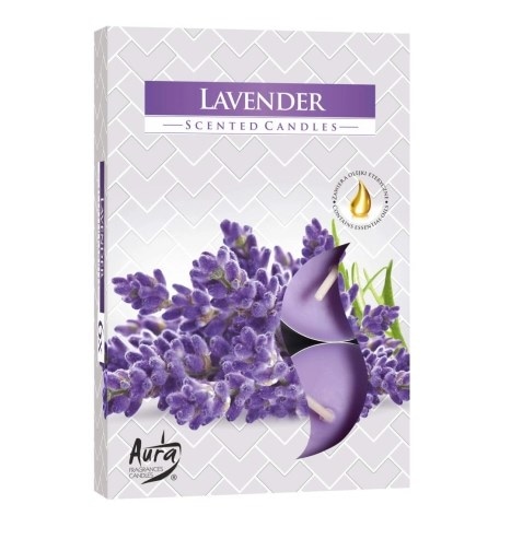 Świeczki-podgrzewacze zapachowe  op.6 szt. p15-79 lavenda; Aura