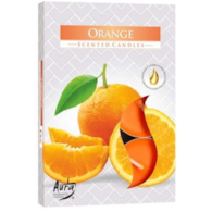 Świeczki-podgrzewacze zapachowe  op.6 szt. p15-63 pomarańcza; Aura