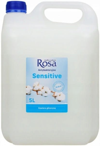 MYDŁO W PŁYNIE   ROSA  antybakteryje / białe 5  l