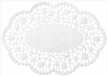 Serwetka 24x17cm  op.500 szt. owal (BD)  22-22 **