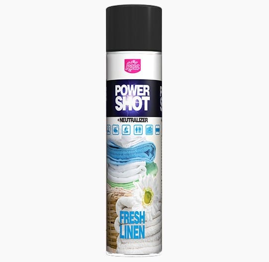 Odświeżacz pow. Kala Power Shot 600ml  (fresh Linen) świeże pranie