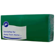 Serwetki 33x33cm  skł. 2-warst.  op.250 szt. zielone AHA