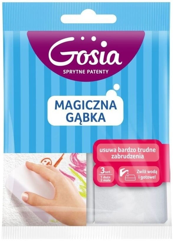 Gąbka Magiczna  op.3 szt. Gosia