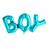 Balon foliowy  Boy; 67x29cm - niebieski