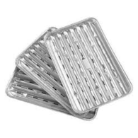 Tacki alum. prost. do grilla 34,1x22,9x2,4cm  op.5 szt.  (80)   A