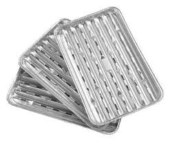 Tacki alum. prost. do grilla 34,1x22,9x2,4cm  op.5 szt.  (80)   A