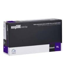 Rękawice Nitrylowe  XL   op.100 szt. bezp./ czarne easyCare