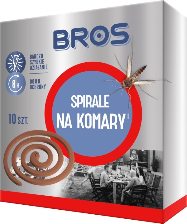 Bros  spirala na komary  op.10 szt.