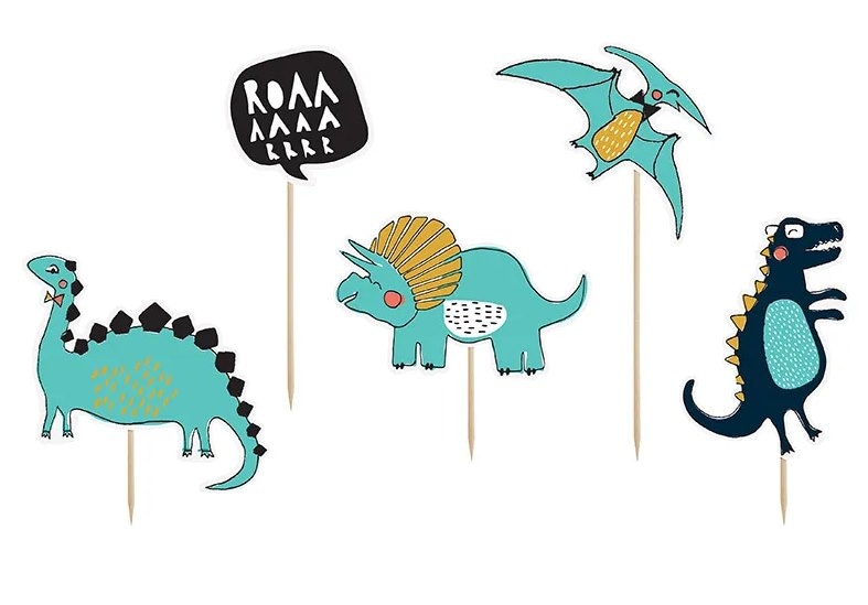 Toppery;  Dinozaury 10,5-20cm  op.5 szt. **