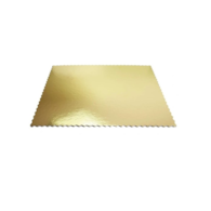 Podkład prostok. 40x60cm  op.15 szt.  karbowany 2400g - złoty