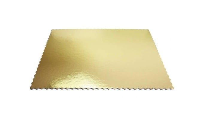 Podkład prostok. 40x60cm  op.15 szt.  karbowany 2400g - złoty