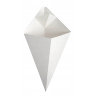 Rożek papierowy 350ml + sos biały op.25 szt.