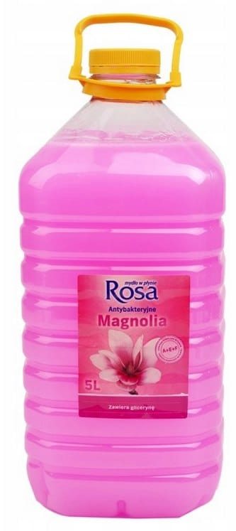 Mydło w płynie 5l  Rosa Magnolia antybakteryjne    (różowe)