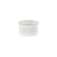 Poj. na lody papier. 245ml  op.25 szt. (24) biały  ++