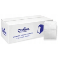 Serwetki do dyspensera 17X17cm  2000szt.  CLARINA