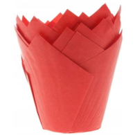 Muffiny  Tulipan   czerwone  op.200 szt. 160x50