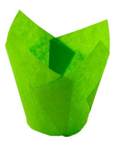 Muffiny  Tulipan   zielone  op.200 szt. 160x50