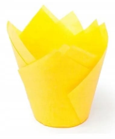 Muffiny  Tulipan   żółty  op.200 szt. 160x50