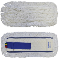 Mop płaski zapas  40cm; Optimum SOP240, bawełniany z kieszeniami
