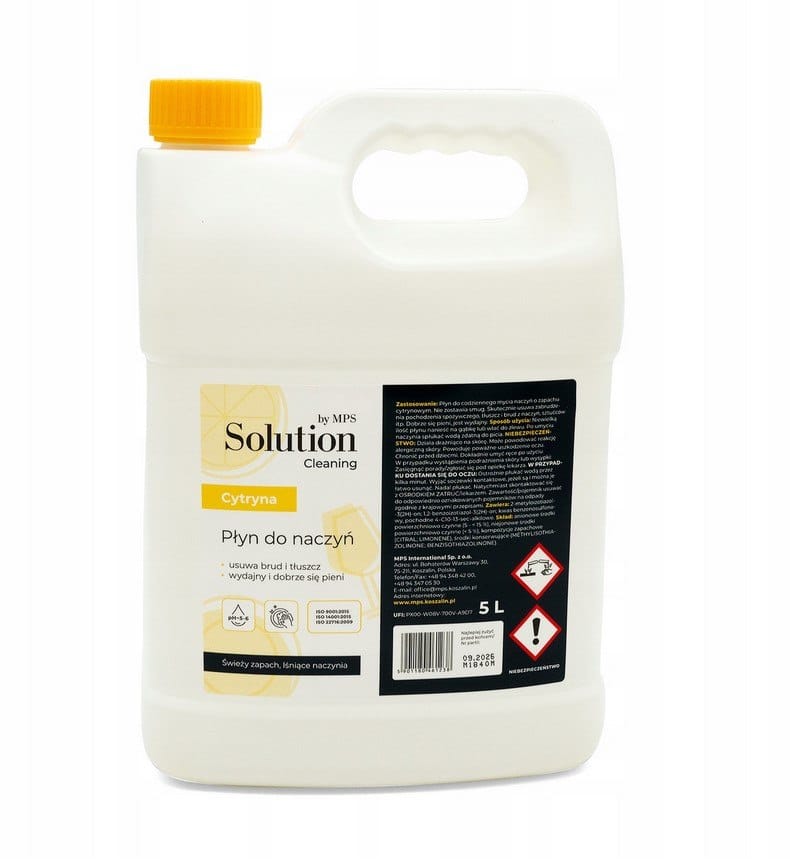 Płyn do naczyń      5L Solution cytrynowy