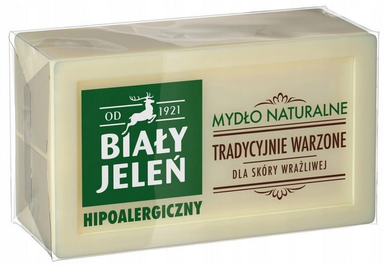Mydło kostka szare  Biały Jeleń; 150g