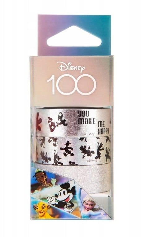 Taśma klejąca  Disney 100  op.3 szt. 60541PTR
