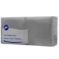 Serwetki 33x33cm  skł. 2-warst.  op.250 szt. szara AHA