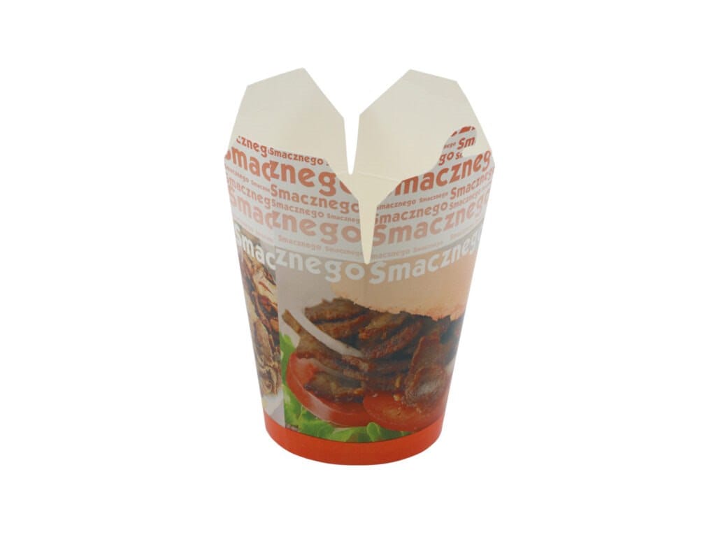 Poj. Kebab Box 1000ml  op.50 szt. (10)  Smacznego  PB003
