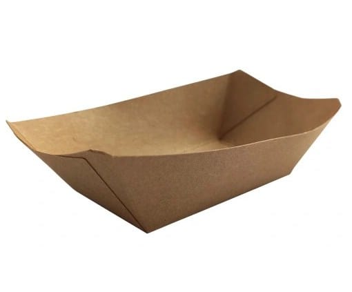 Tacki tekturowe brązowe   L   Łódka  50szt.