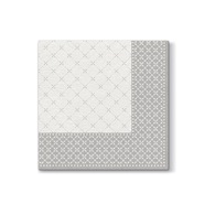 Serwetki 40x40cm flizelinowe skł.  wzór: srebrne  Subtle Grid  op.50 szt.