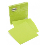 Serwetki 33x33cm  skł. 3-warst.  op.20 szt. limonkowe  SLC02600