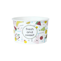 Pojemnik papierowy na lody  245ml  25szt.   Ice Cream / Fresh and Sweet