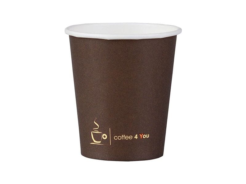 Kubek papier.nadruk  250ml  op.100 szt. (24) śr.80mm powl. - Coffee4You