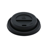 Wieczko 90mm  PS plastik czarne  100szt.