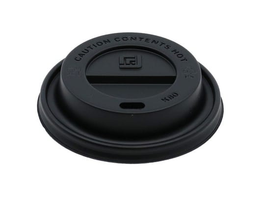 Wieczko 90mm  PS plastik czarne  100szt.