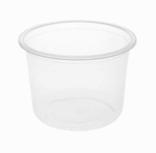 Pojemnik na zupę PP okrągły fi 115mm 250ml op.50 szt. 8113C  transparentny