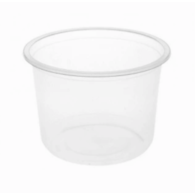 Poj. na zupę PP okrągły  fi 115mm  400ml  op.50 szt. (10) 8116C transp. ++