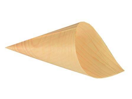 Rożki z drewna Fingerfood 8x15,5cm  op.50 szt. (10) 85675