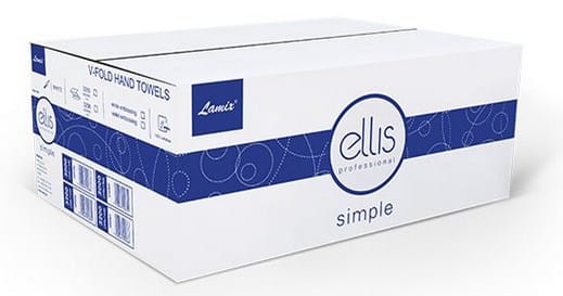 Ręcznik Z-Z Biały 3000 celuloza 2-wars. ELLIS Prof..SIMPLE 2837 wzorek