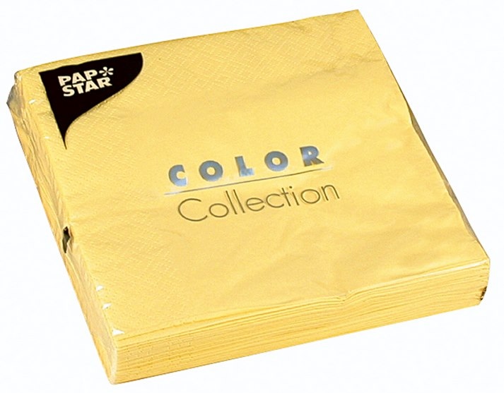 Serwetki 33x33cm  skł. 3-warst.  op.20 szt. żółta   12437  (15)