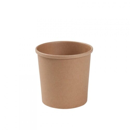 Poj. na zupę papier. brąz. 350ml   op.25 szt. (20)  27562