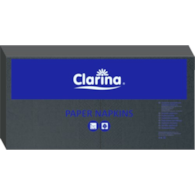 Serwetki 33x33cm  skł. 2-warst.  op.250 szt. (10) 1/4  czarne  AKU5747