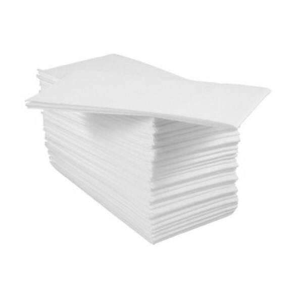 Serwetki 33x33 składane 1/8  2-warst. białe  250szt.