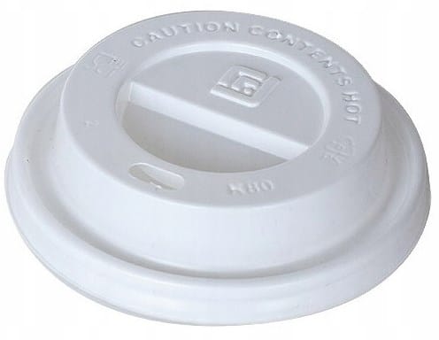 Wieczko 60mm PS plastik białe  100szt.