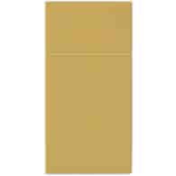 Kieszonki na sztućce Airlaid -  złote  op.25 szt. (4)