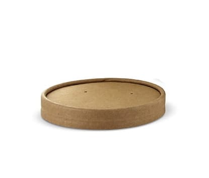 Przykrywka do poj. papier. brąz. na zupę 770ml - op.25 szt. (20) papier. brąz. 27574