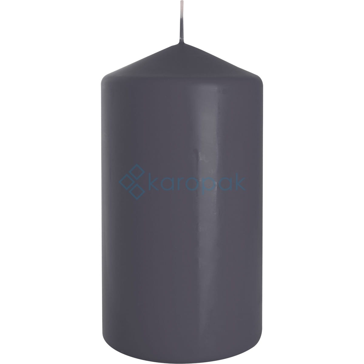 Świeca walec  80/150 szara 070, Bispol