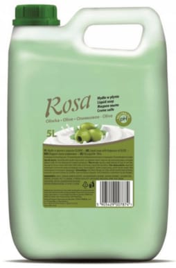 Mydło w płynie 5l  Rosa Oliwka  kremowe
