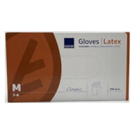 RĘKAWICE LATEX  M   op.100 szt. teksturowane PP 290782